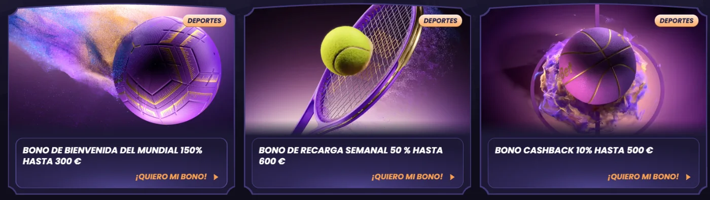 FunBet Casino bonos de apuestas deportivas con bienvenida, recarga semanal y cashback