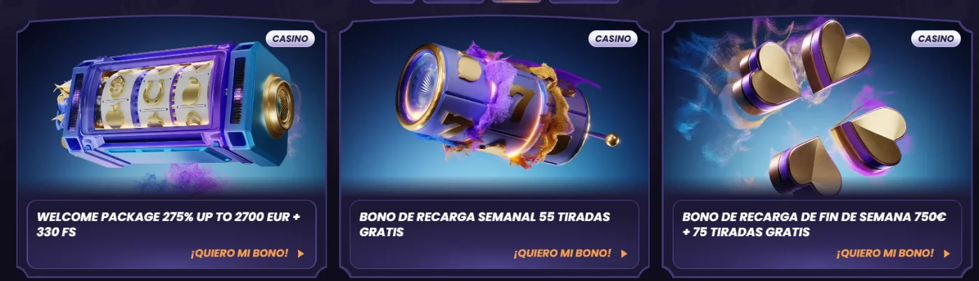 FunBet Casino bonos de bienvenida, recargas y tiradas gratis