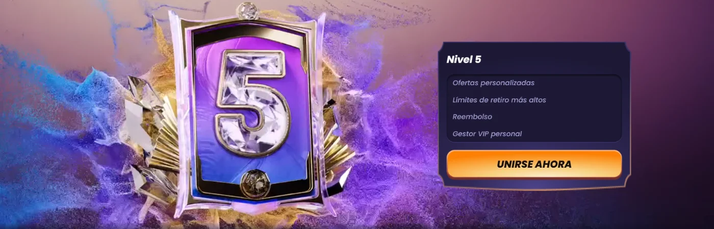 FunBet Casino nivel VIP 5 con ofertas personalizadas, reembolso y gestor VIP personal